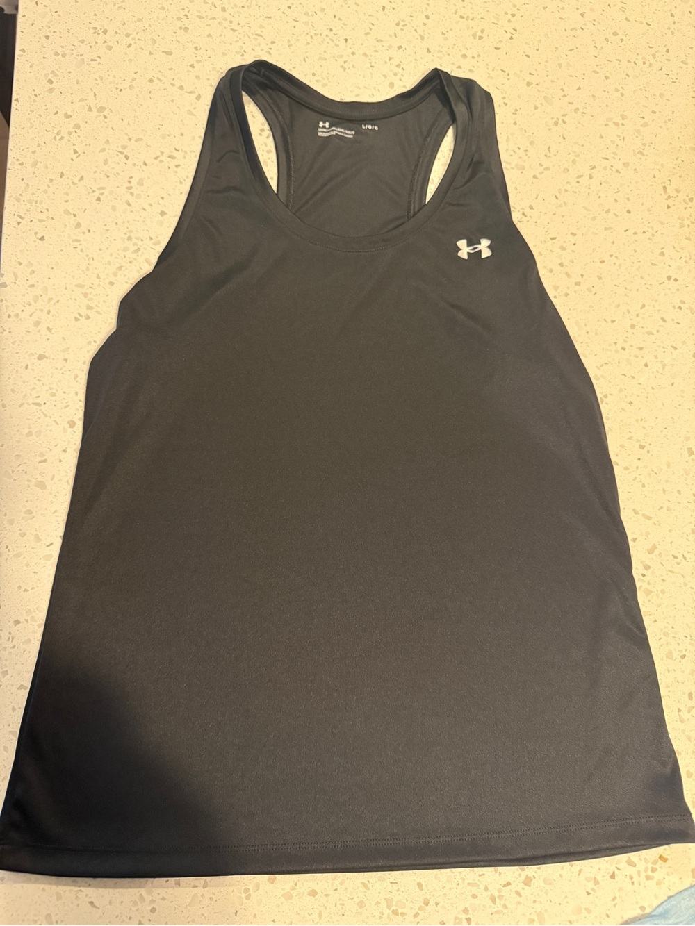 Women’s Under Armour Black Racerback Performance Tank